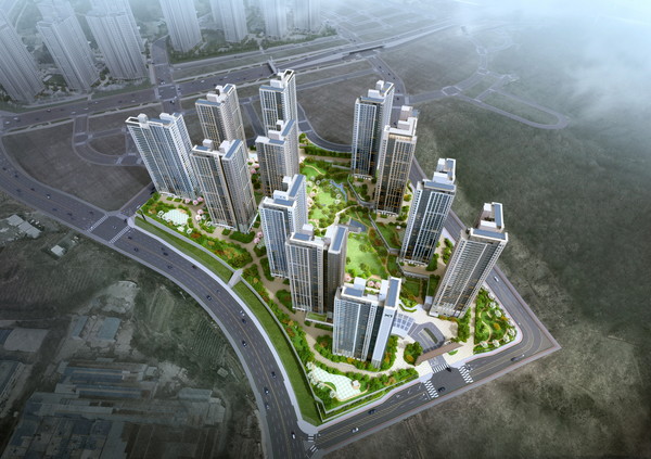 아산탕정자이 메트로시티 조감도. GS건설