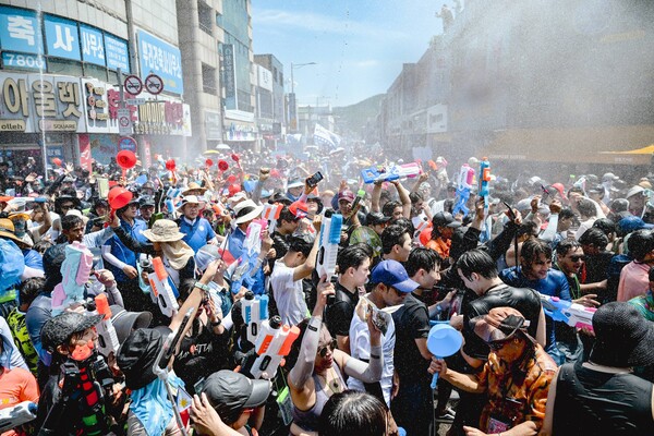정남진 장흥 물축제. 사진=장흥군